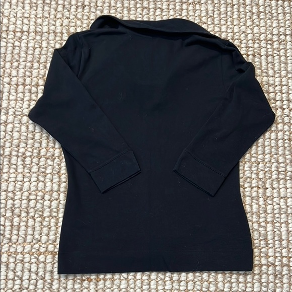 Lacoste Black V-Neck Sweater Classic Knit - Picture 5 of 5